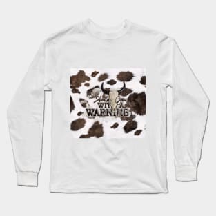 Bull skull fur Long Sleeve T-Shirt